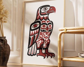 Haida Adler Art: Ureinwohner-Design aus Alaska (SVG & PNG)