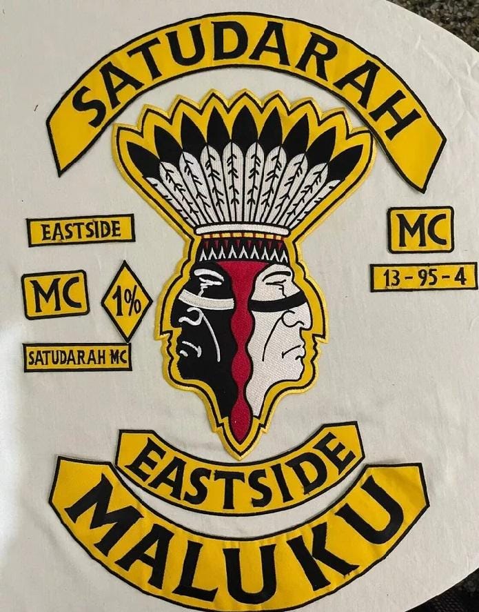 MVCEN Parches De Motociclista MC Bordados Personalizados