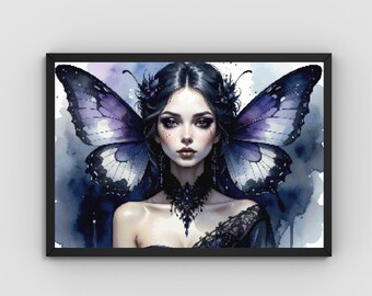 Patrón de punto de cruz de mariposa de medianoche en PDF