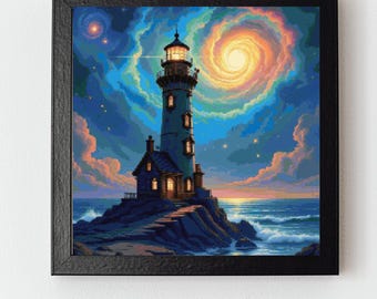 Patrón de punto de cruz de Starbound Shore (PDF)