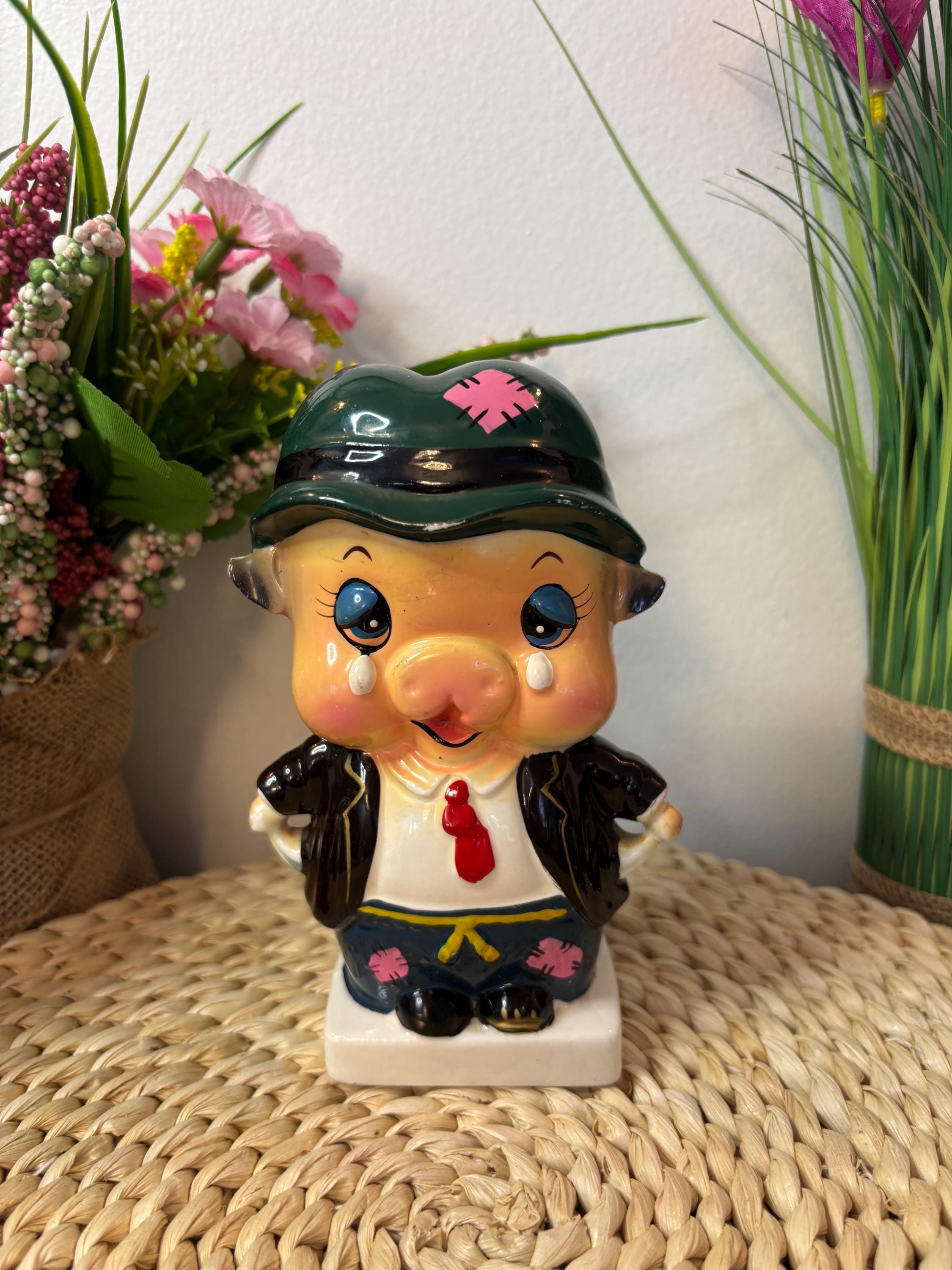 60s Ceramic Pig Japan - Etsy