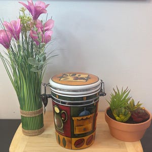 Kaffekanna i popkonststil - Bistro-stil från Joie de Vivre-kollektionen av MSC, årgång 1990, tillverkad i Kina