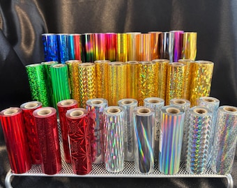 Hot Stamp Holographic, Rainbow & Special Effects Foil -Your Choice