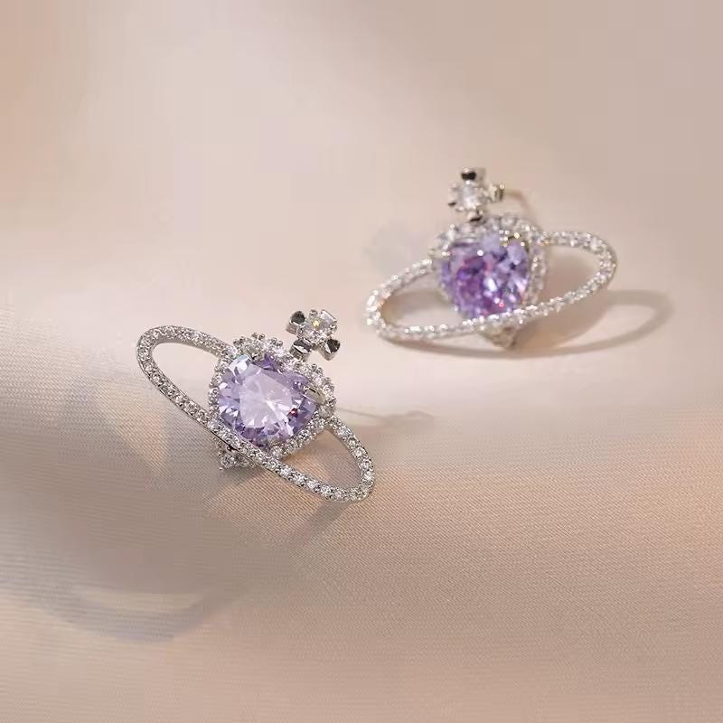 Vivienne Westwood Necklace Orb Purple - Etsy