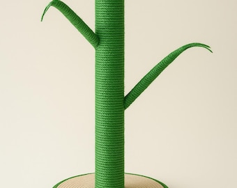 Bamboo Design Cat Scratching Post – Durable Sisal Rope Cat Play Tower