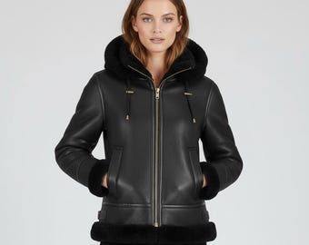 ブラックレザージャケット ファー付きフード 革ジャン メンズ レザージャケット 本革 中綿ジャケット ブラック 黒