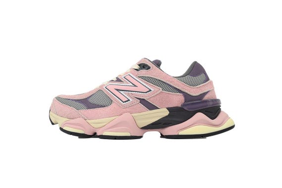 New Balance 9060 "Pink Lavender" Sneakers: Retro Chunky Pastel Dad Shoes