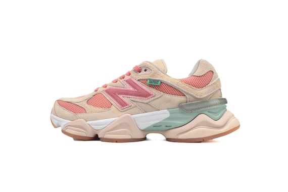 Joe Freshgoods x New Balance 9060: Penny Cookie Pink Chunky Sneakers