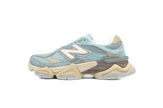 New Balance 9060 "Blue Haze" Sneakers: Pastel Chunky Dad Shoes