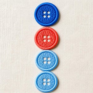 Button Embroidery File, Cute Sewing Button Machine Embroidery Design, pes JEF DST EMB Digital Download
