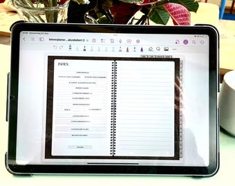 Digital Teacher Planner | Undated | GoodNotes PDF | Lesson Plan, Grade Tracker, Class Organizer