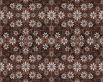 Daisy Repeating Pattern - Orange