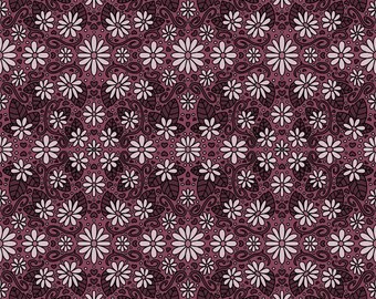 Daisy Repeating Pattern - Red