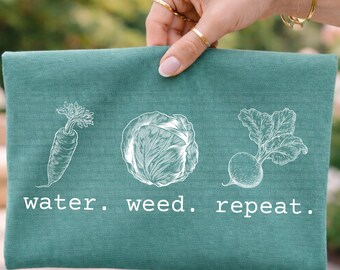 Water Weed Repeat PNG | Cottagecore Gardening Plant Lovers | Floralful Gardening Aesthetics | Minimalistic Veggie Garden | Digital Download