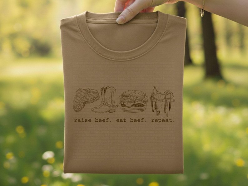 Eat Beef PNG | Minimalistic Western Meat Lover | Cattle Ranch Cowboy Graphics | Real Food Steak Burger | Trendy Aesthetic | Digital Download image 10