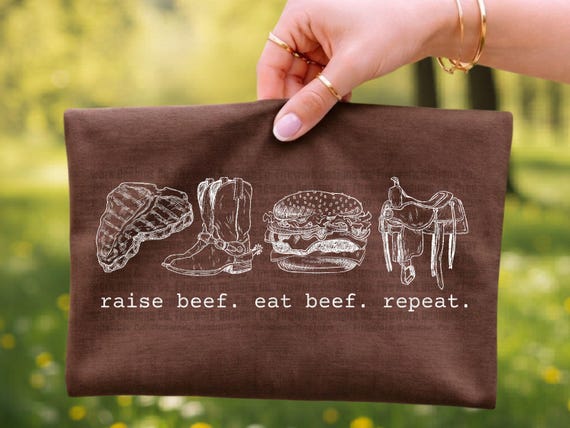 Eat Beef PNG | Minimalistic Western Meat Lover | Cattle Ranch Cowboy Graphics | Real Food Steak Burger | Trendy Aesthetic | Digital Download