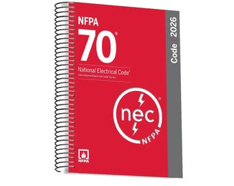 NFPA 70 NEC 2026 Spiral bound  National Electrical Code