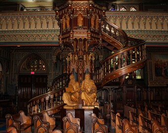 Digital Print - The Pulpit, Sainte Anne De Beaupre