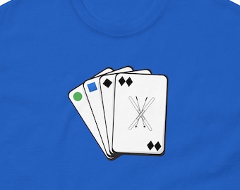 Camiseta de manga corta Ski The Cards