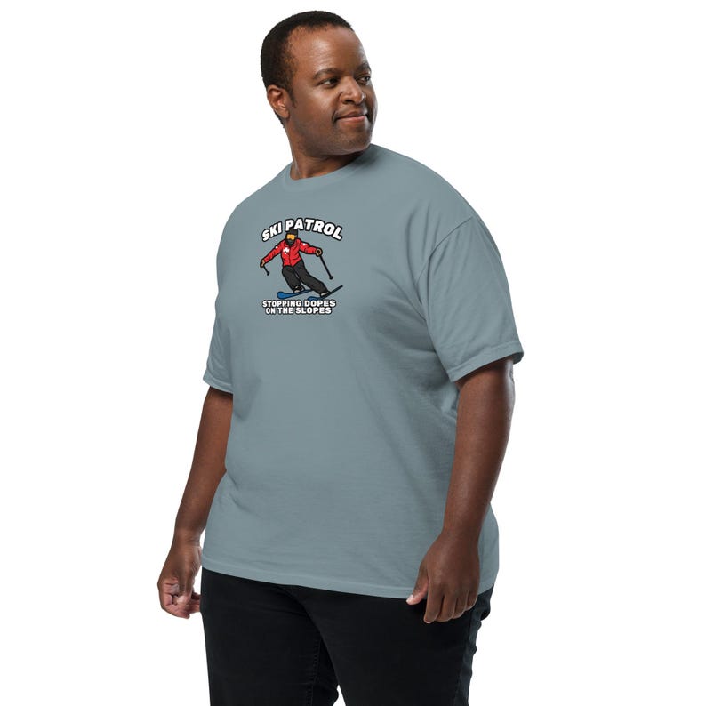 Ski Patrol "Dopes on Slopes" Heavyweight Short-Sleeve T-Shirt image 9