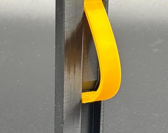 Sixth Period Fidget Toy: Black PETG, Yellow TPU, Pocket-Sized Slider