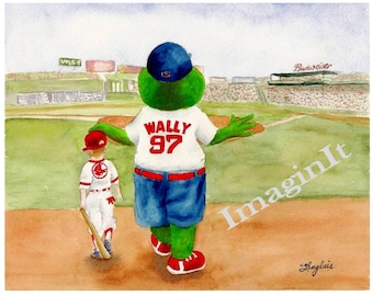 Boston Red Sox Print - 8x10/5x7 - Wally