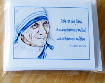 Mother Teresa Note Cards