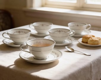 Vintage Noritake Fairmont Teacup & Saucer Set