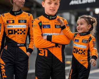 Formula 1 jumpsuit with Matching Gloves and Shoes with Free Customization