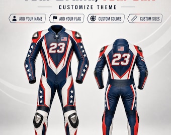 Custom motorracepak, echt rundleer motorpak, motortrainingspak voor heren, dames, bult of geen bult, aangepast formaat
