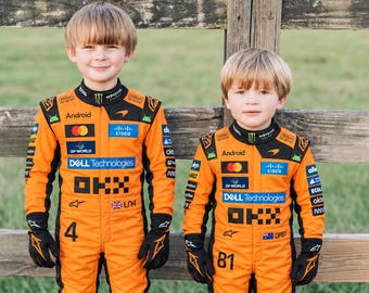 Go Karting Racing Team Costume Available for Kids, Men and Women