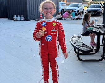 Go Karting Racing Team Costume Available for Kids, Men and Women