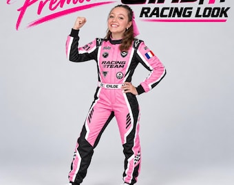 Go Kart Racing Suit for Girls, Youth Karting Suit, Custom Kart Suit