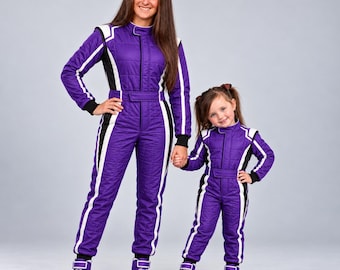 Personalized Go Kart Racing Suit, Karting Suit, Race Car Outfit, Custom Racing Suit