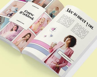 Plantilla de libro de trabajo editable: Guía de estudio imprimible (PDF)