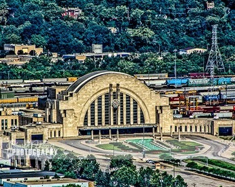 Cincinnati Museum Center, Union Terminal, Museum at Union Terminal, 8x10 Print of Cincinnati Museum, 8x10 Print of Union Terminal