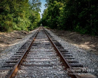 Railroad Tracks,Fine Art Photo Print, Wall Decor, Tracks, Train Track Print, Rail, Train Tracks