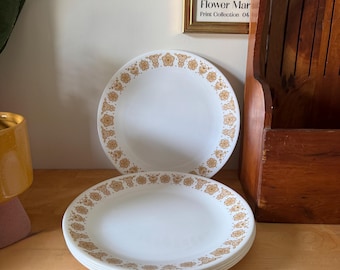 Assiettes Corelle Papillon Doré, lot de 6