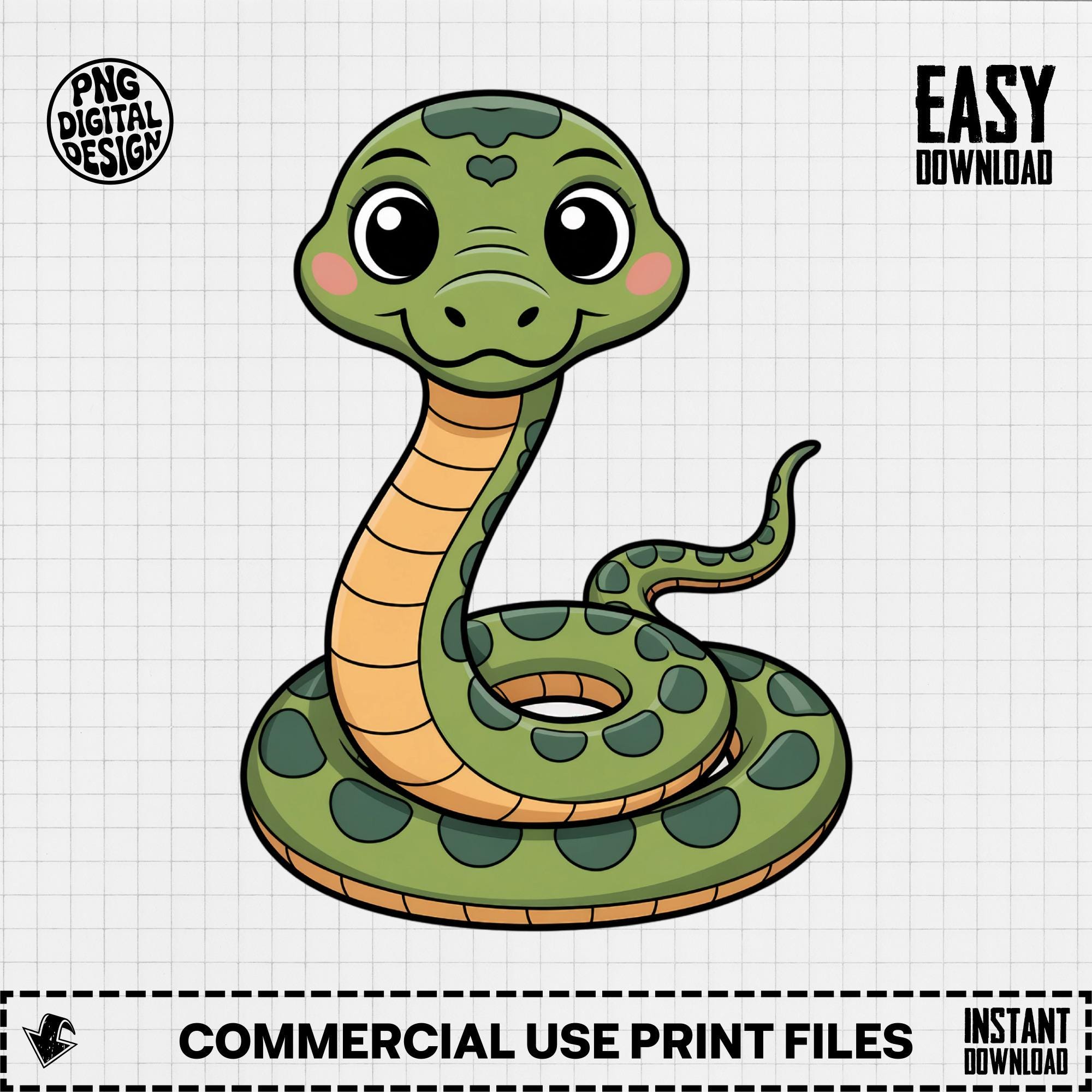 Snake drawing - Etsy 日本