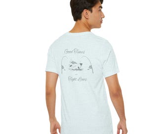 Unisex Jersey Kurzarm Angeln T-Shirt