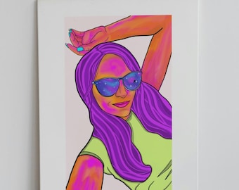 Cosmic Selfie poster Größe Datei 18x24