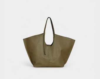 Anita Handmade Shopper Bag Genuine Suede Leather Women's