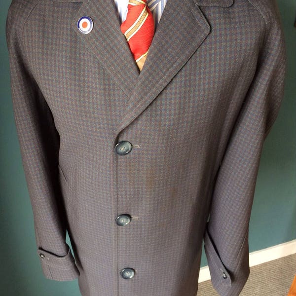 Gents Vintage 60's Coat By Jackson The Tailor