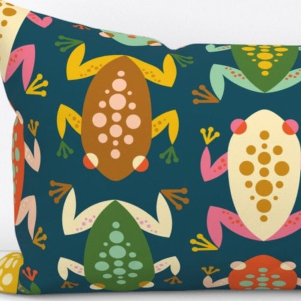 Frog Pillows Etsy