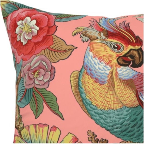 Parrot Pillow Etsy
