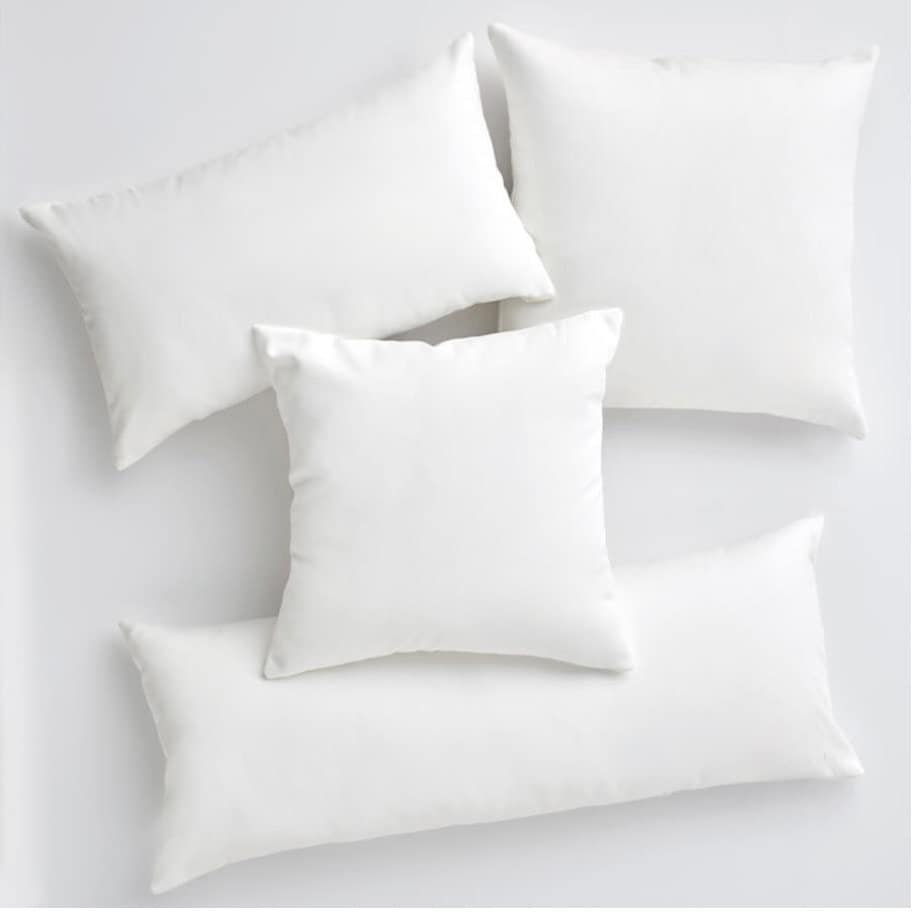 YSTHER Down Feather Throw Pillow Inserts 16x16 Set of 2 Square Form Sham  Stuffer