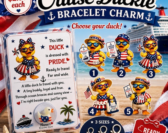 Mini Patriotic Rubber Ducks, Stars and Stripes, Cruise Hiding, Jeep Ducking, Crafts, Travel Buddy