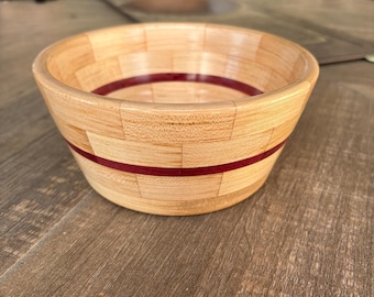 Handmade wooden bowl 405