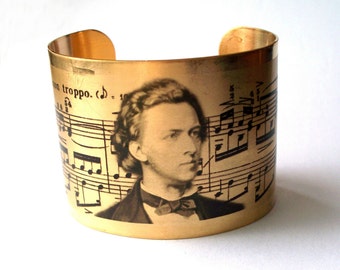 Frederic Chopin Piano Music Cuff