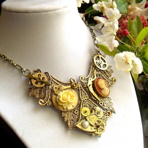Victorian Steampunk Necklace &quot;Memory&quot;